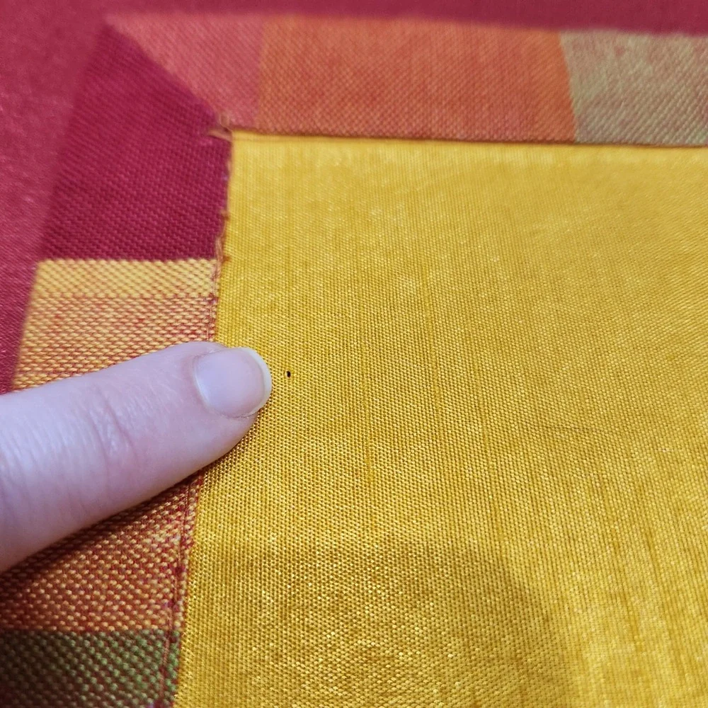 Pier 1 Imports Spice Route  Placemat Lot of 4 Orange/Red/Yellow  Fall Table